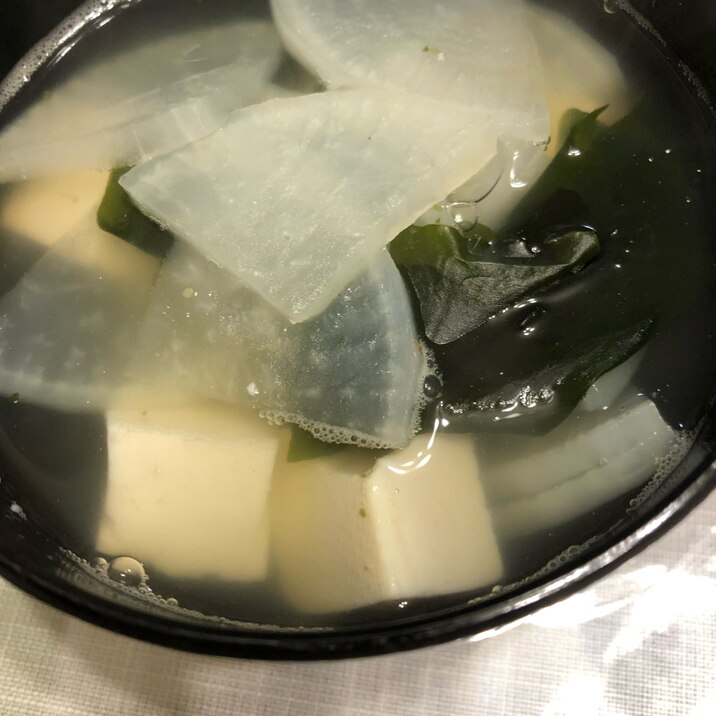 大根と豆腐のお吸い物